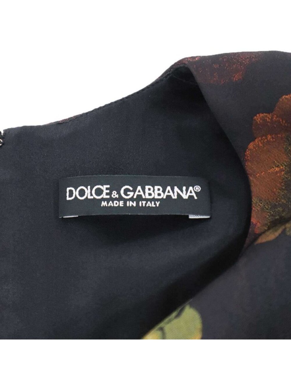 Dolce & Gabbana Flower Jacquard Bijou Stone Dress Black 38 - Picture 3 of 7
